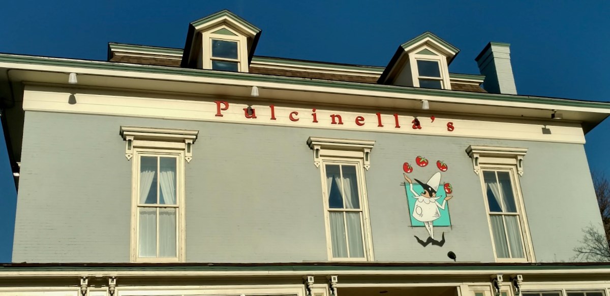 Pulcinella's exterior of the restaurant