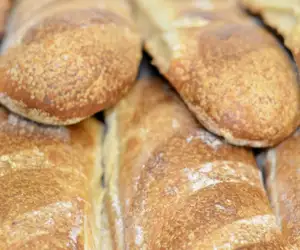 house made bread loaves
